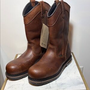 Redwing Irish Setter Edgerton Men’s Leather Work Boots - 13 - Brown